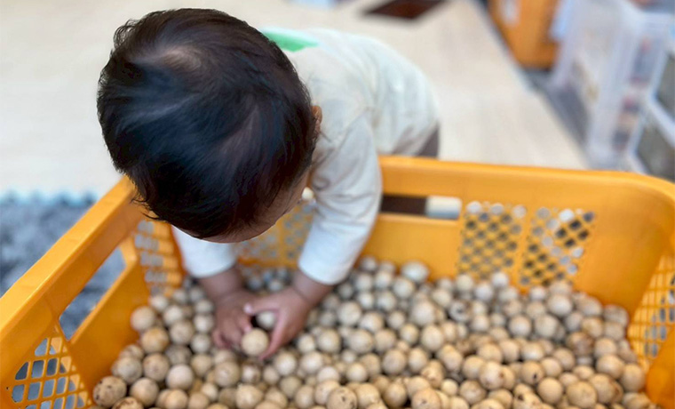 生後0ヶ月から小学6年生まで、 お子さまの成長段階に合わせた保育